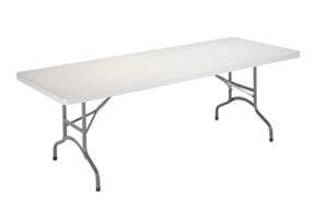 mesa plegable barata blanca