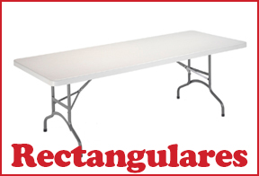 mesa plegable rectangular