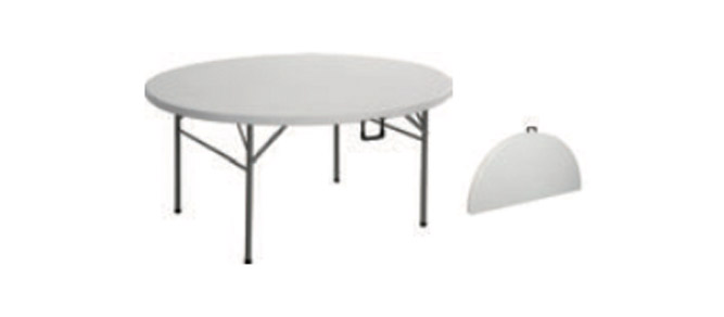 mesa blanca plegables